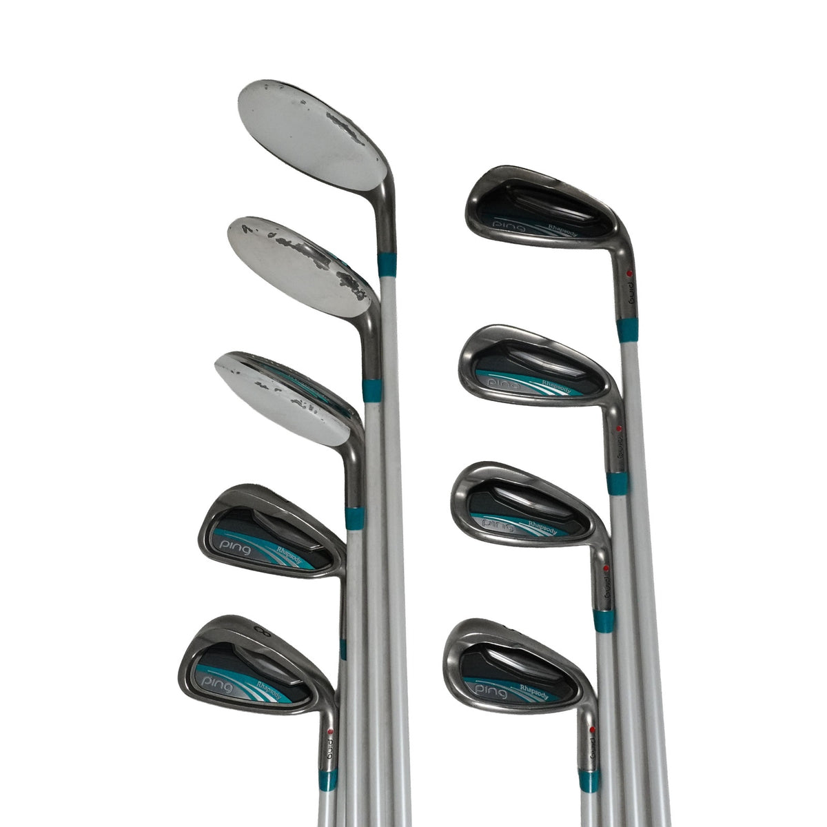 Ping Rhapsody Hybrid Iron Set ULT220 Ladies Flex Graphite 4-6 H 7-PW+U+S -1/2 RH