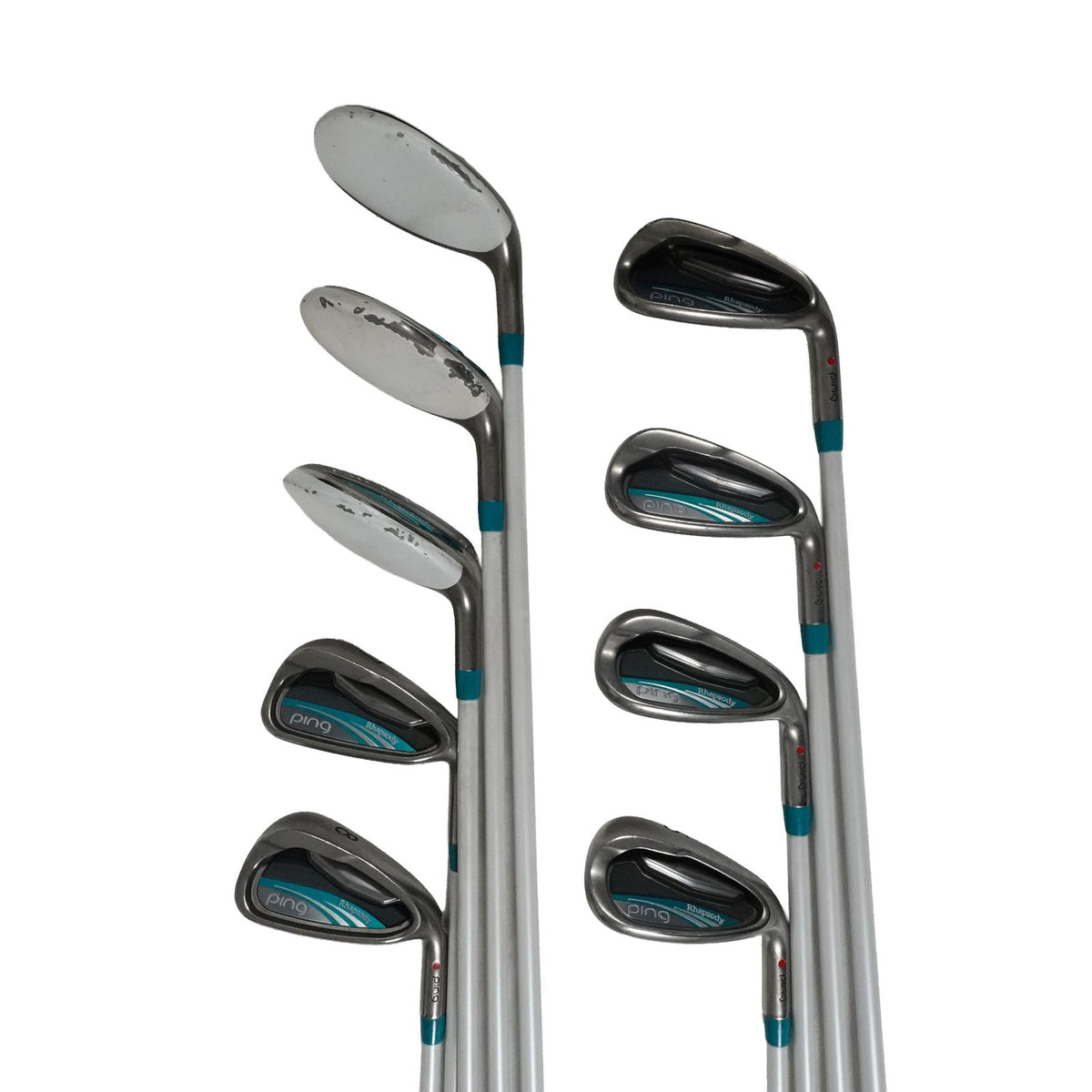Ping Rhapsody Hybrid Iron Set ULT220 Ladies Flex Graphite 4-6 H 7-PW+U+S -1/2 RH