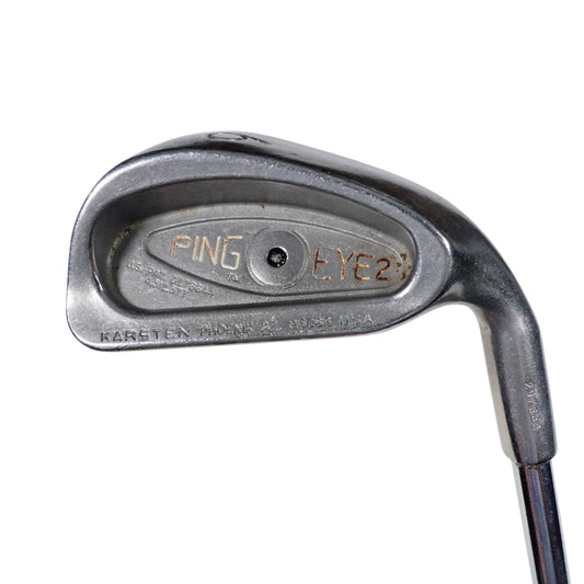 Ping Eye 2 Black Dot 6 Iron ZZ Lite Stiff Flex Steel 37.5" RH NEW GRIP