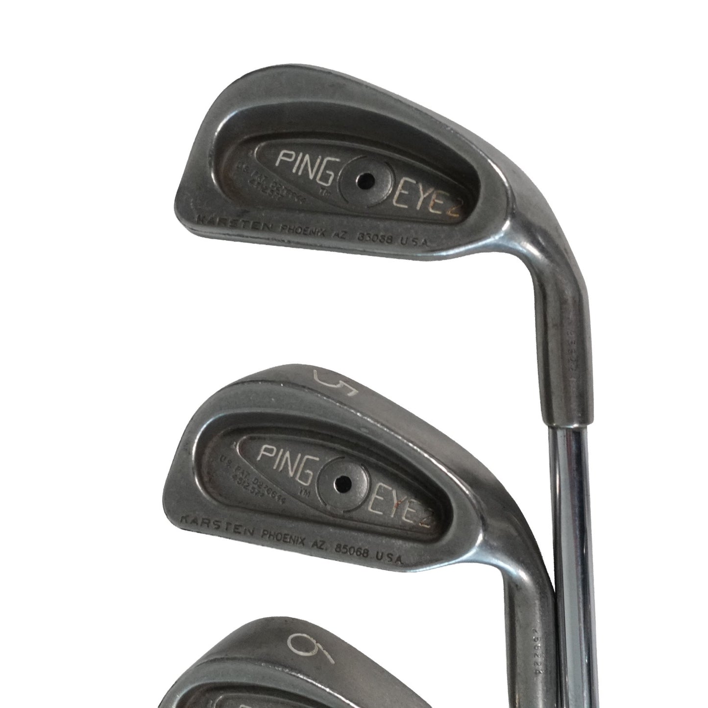 Ping Eye 2 Black Dot Iron Set ZZ Lite Stiff Flex Steel 4-PW Matching Serial RH