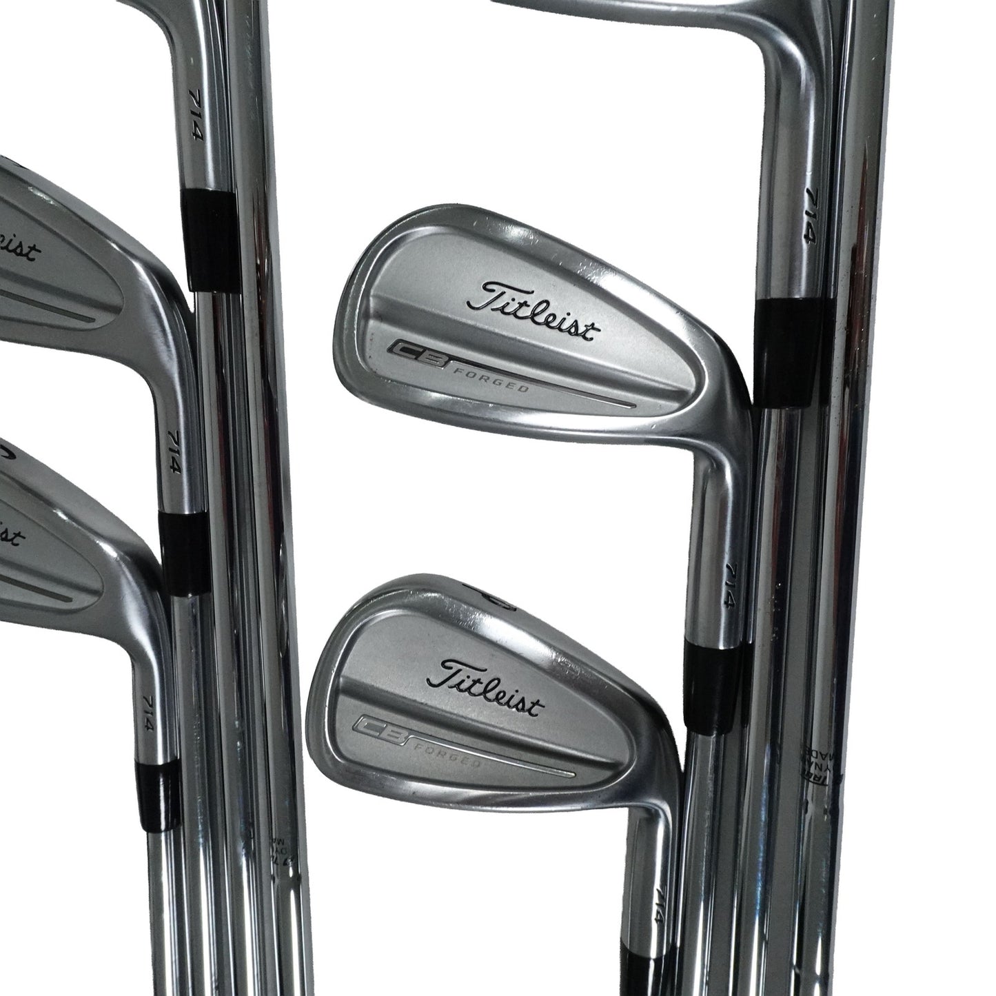 Titleist 714 CB Forged Iron Set Dynamic Gold S300 Stiff Flex Steel 3-PW RH