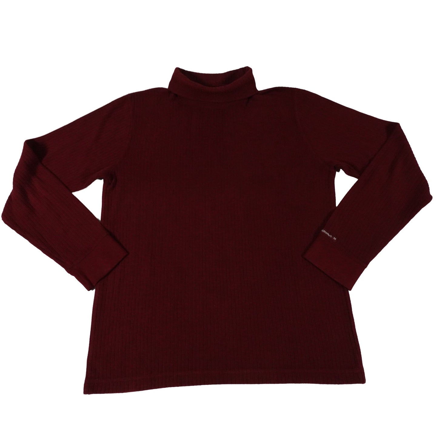 Abercrombie Fitch 92 Vintage Ribbed Maroon Turtle Neck USA Men's Large