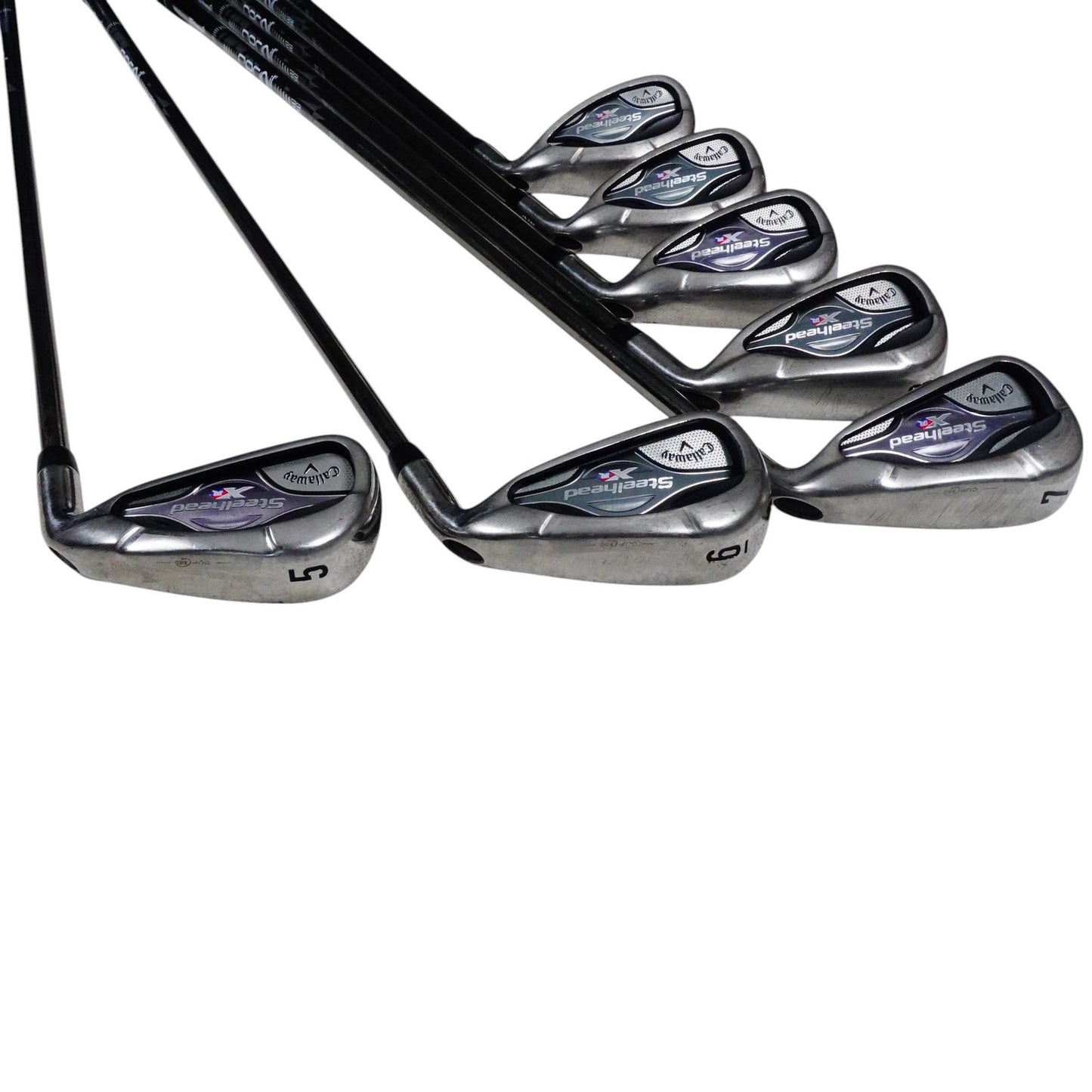 Callaway XR Steelhead Iron Set Recoil F4 Stiff Flex Graphite 5-PW+A RH