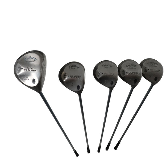 Callaway Big Bertha Driver 3 5 7 9 Wood Set Gems Ladies Flex Graphite RH
