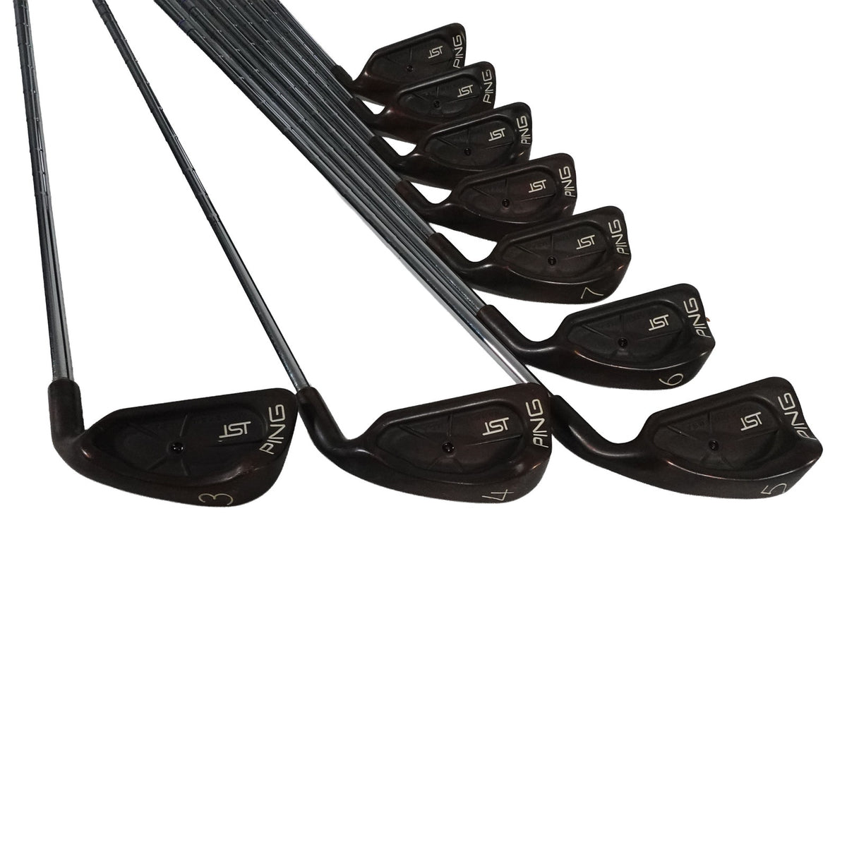 Ping ISI Beryllium Copper Black Dot Iron Set Z-Z65 Stiff Flex Steel 3-PW+S2 RH