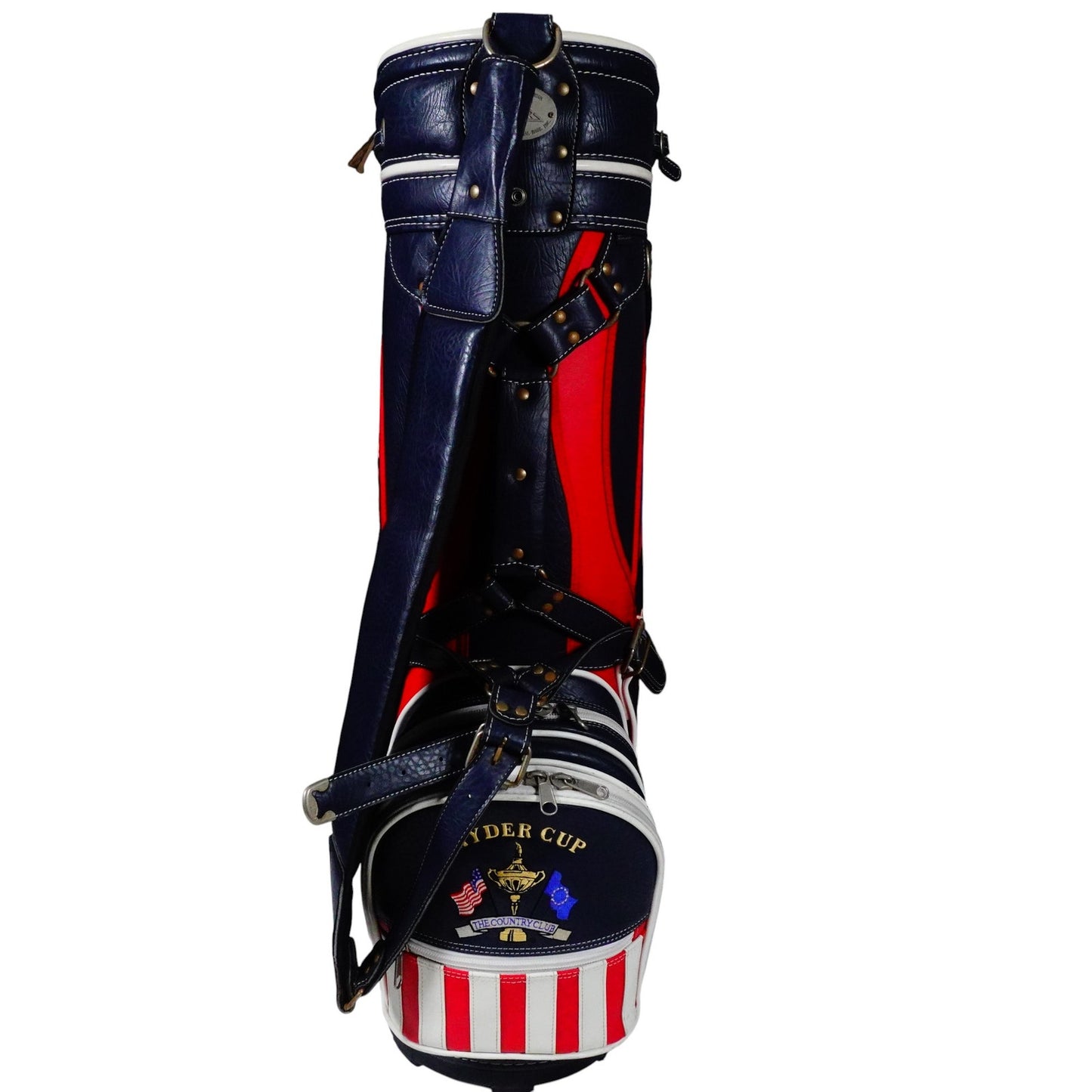 Datrek Ryder Cup Golf Bag USA Flag Blue Red White 6 Way w Rain Cover
