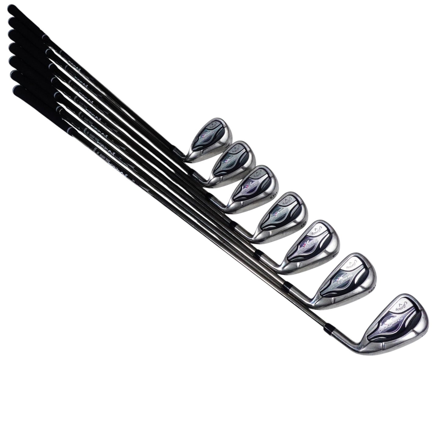 Callaway XR Steelhead Iron Set Recoil F4 Stiff Flex Graphite 5-PW+A RH