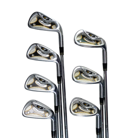 TaylorMade R7 TP Iron set Dynamic Gold S300 Stiff Flex Steel 4-PW RH