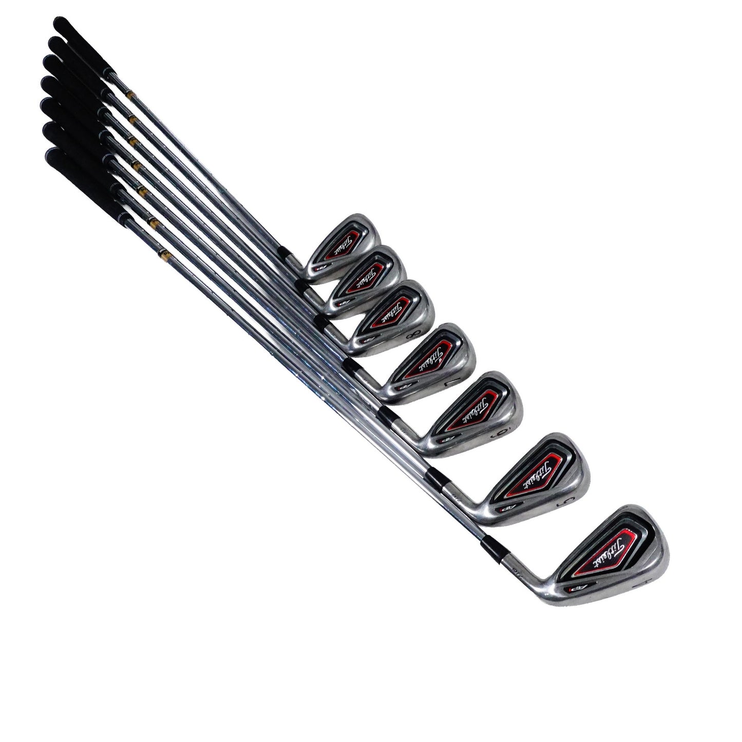 Titliest AP1 716 Iron Set Dynamic Gold X100 Steel 4-PW RH +1/2" NEW GRIPS