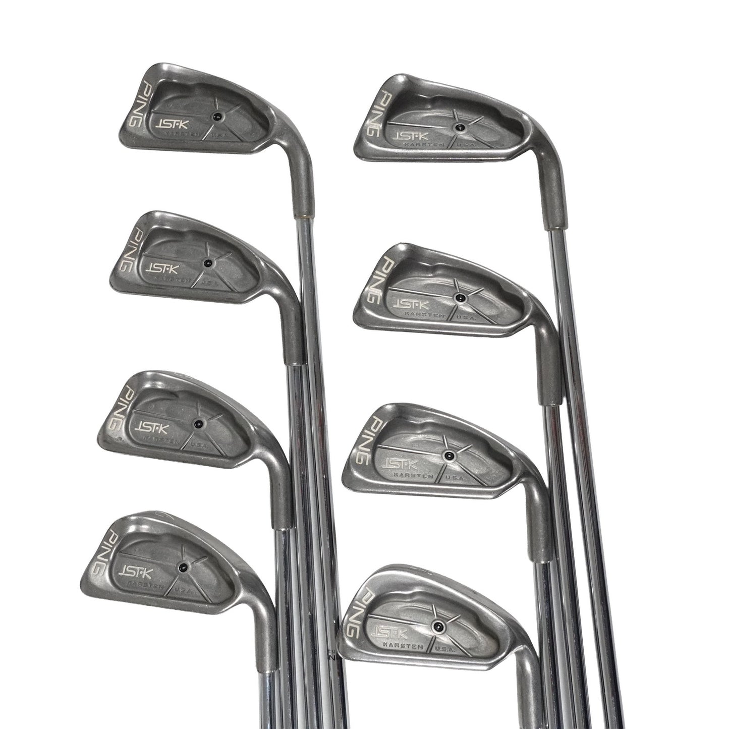 Ping ISI K Iron Set JZ Stiff Flex Steel Matching Serials 3-PW RH NEW GRIPS