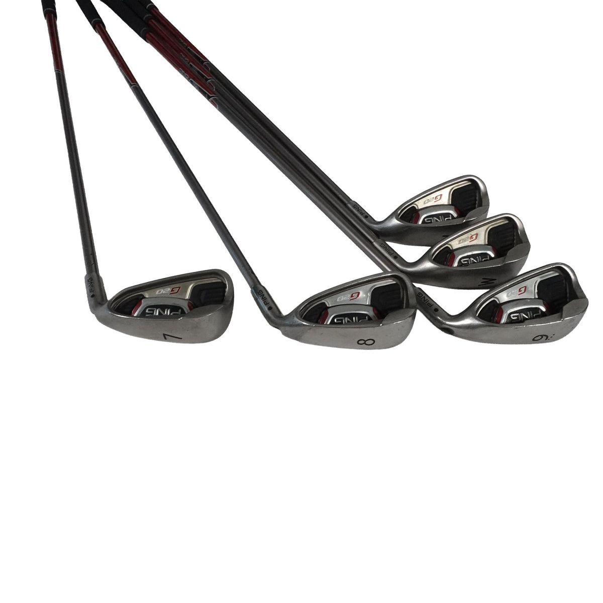 Ping G20 Black Dot Iron Set TFC 169 I Stiff Flex Graphite 4-PW+ U RH NEW GRIPS