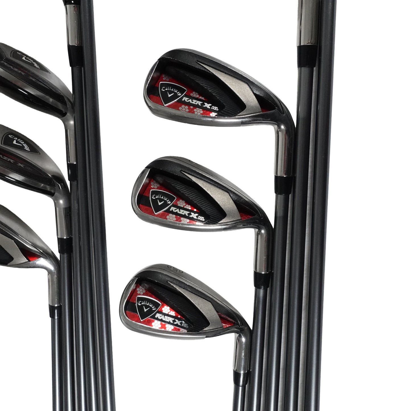 Callaway Razr X HL Set Driver 3 Wood Iron Set 4 5H 6-SW Ladies Flex RH NEW GRIPS