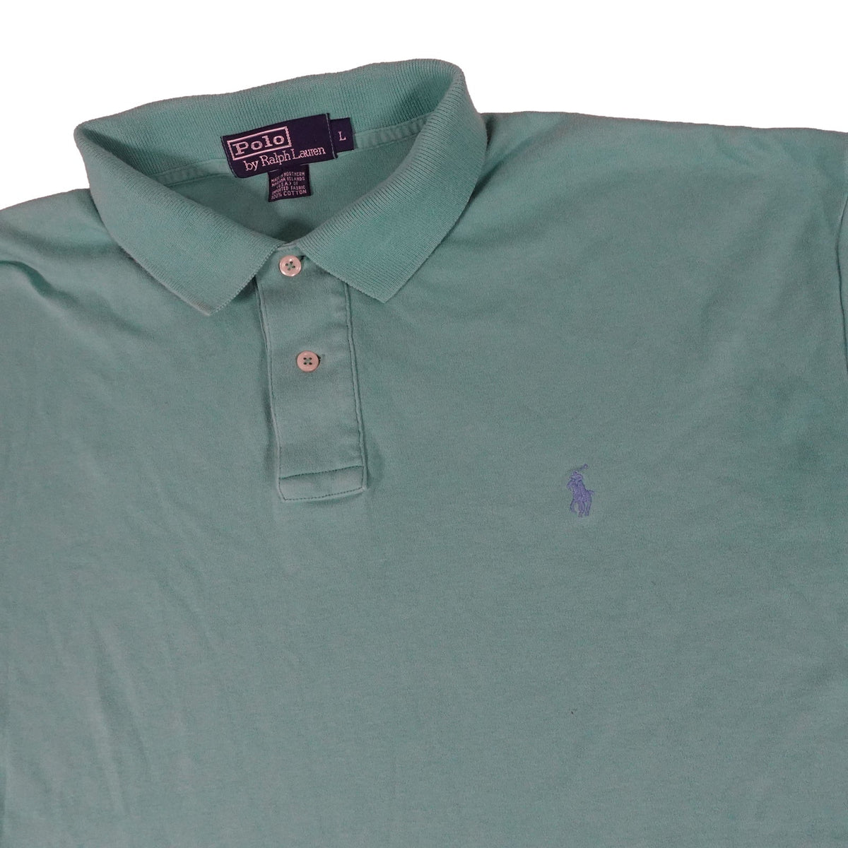 Ralph Lauren Vintage Mariana USA Knit Polo Shirt Men's Large