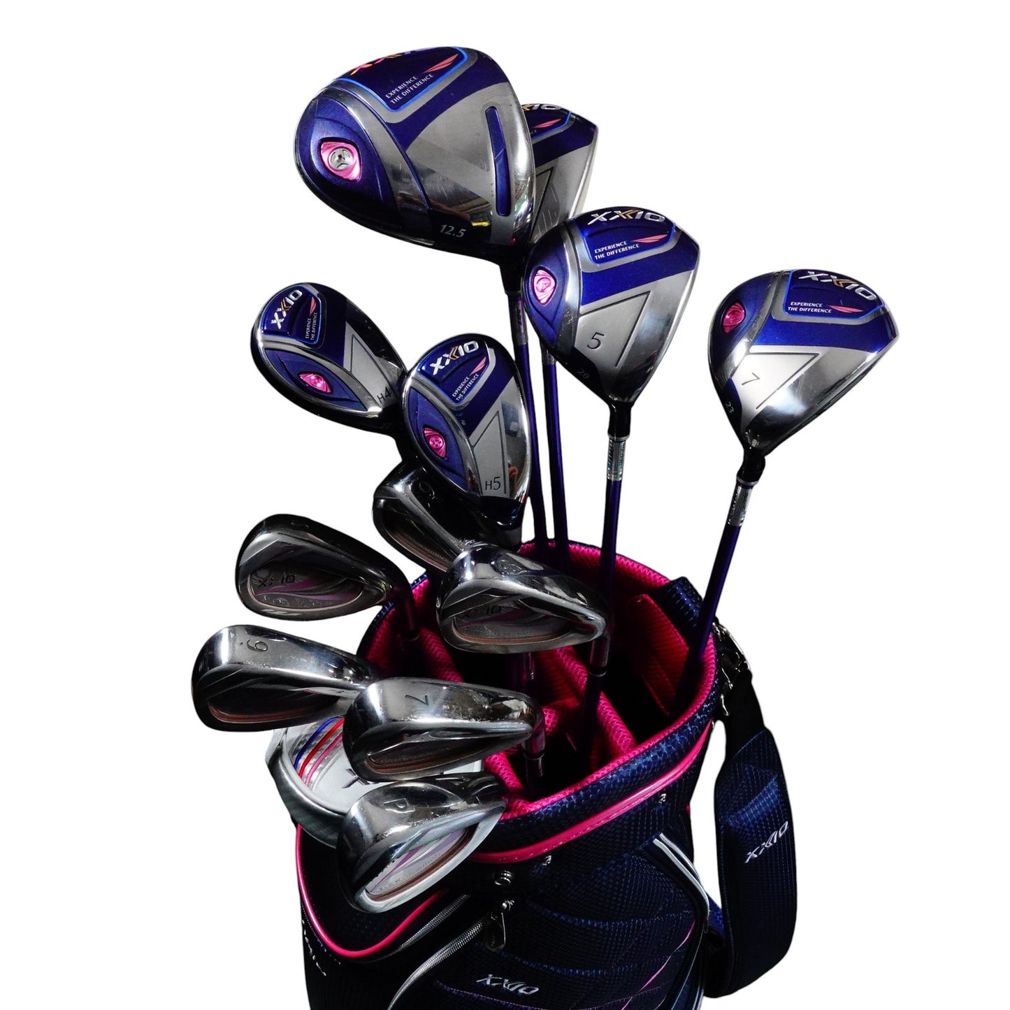 XXIO 11 Golf Complete Set Driver Woods Hybrids Irons Putter Ladies Flex Bag w HC