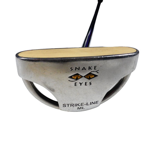 Snake Eyes Strike Line ML Mallet Putter Lampkin Sink Grip 35.5" RH