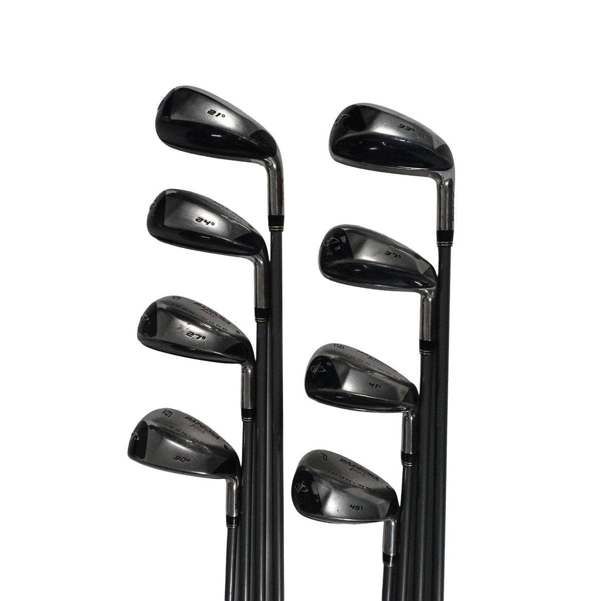 Tour Edge Bazooka JMax Iron Wood Set A Senior Flex Graphite 3-PW RH NEW GRIPS