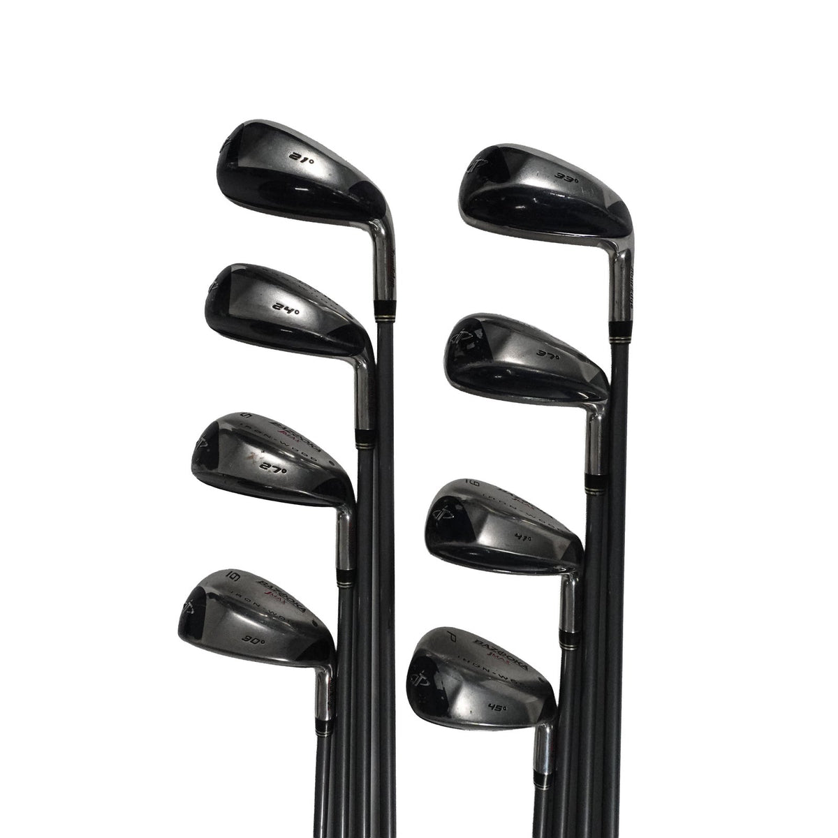 Tour Edge Bazooka JMax Iron Wood Set A Senior Flex Graphite 3-PW RH NEW GRIPS