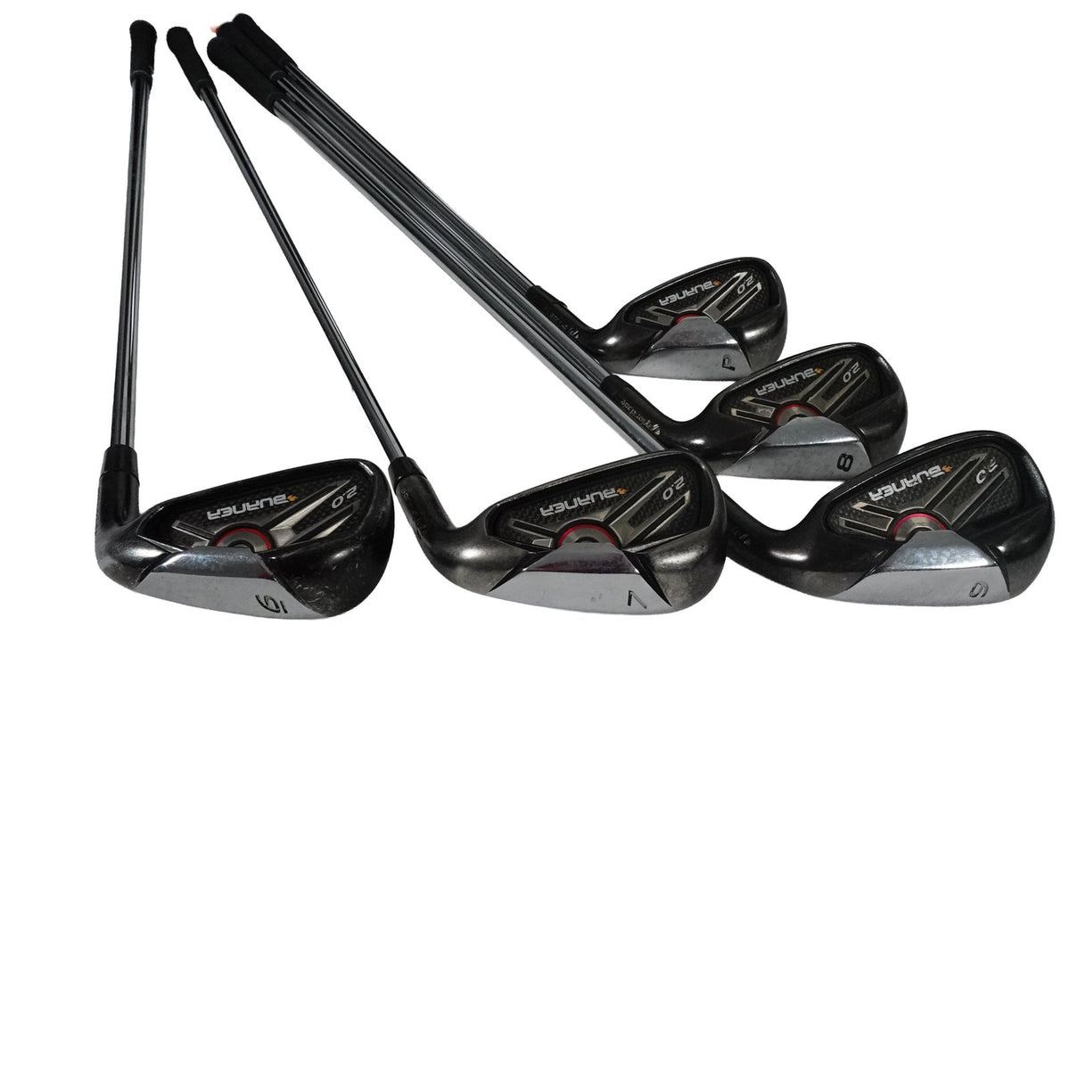 TaylorMade Burner 2.0 Iron Set Rifle FCM 6.0 Stiff Flex Steel 3-PW RH