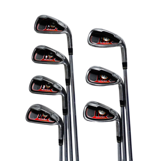TaylorMade Burner Plus Iron Set Uniflex 85 Steel 4-PW RH