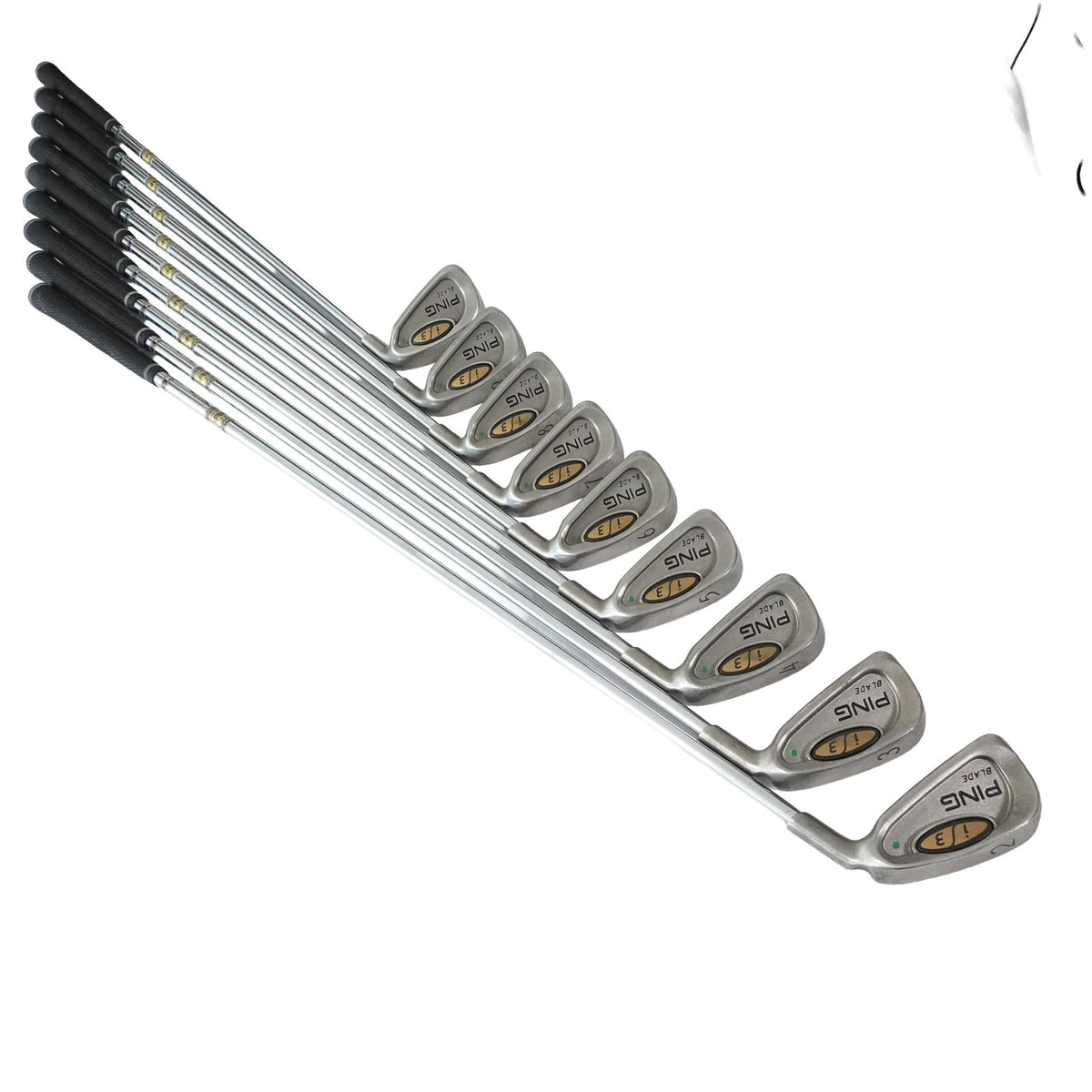 Ping i3 Blade Green Dot Iron Set Rifle FCM 6.0 Stiff Flex Steel 2-PW RH NEW GRIP