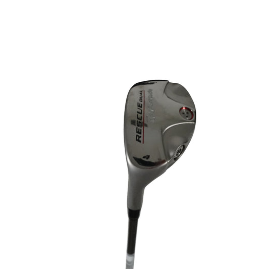 TaylorMade Rescue Dual 4 Hybrid 22 D Regular Flex 65 Graphite 40" LH NEW GRIP
