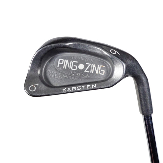 Ping Zing White Dot 6 Iron KT-M Stiff Flex Steel 38.5" RH NEW GRIP