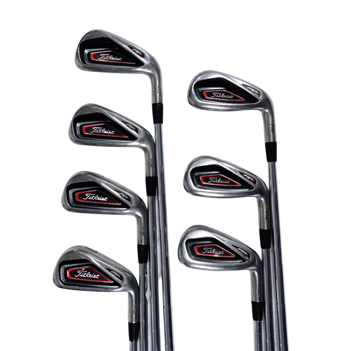 Titliest AP1 716 Iron Set Dynamic Gold X100 Steel 4-PW RH +1/2" NEW GRIPS