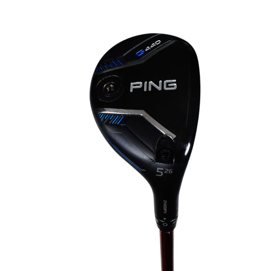 Ping G440 5 Hybrid 26 Degree Red Velocore + Stiff Flex Graphite 40.5" RH w HC