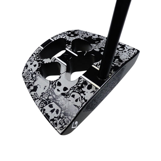 Argolf Putter Uther Black Skulls Mallet Putter 34" RH