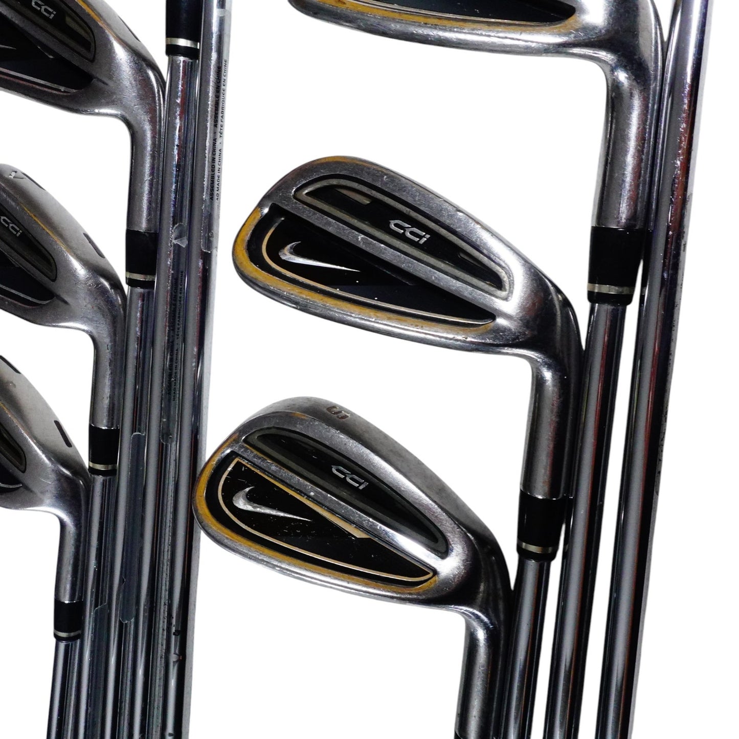 Nike CCi Iron Set Dynalite Gold R300 Regular Flex Steel 4-PW+A+SW RH