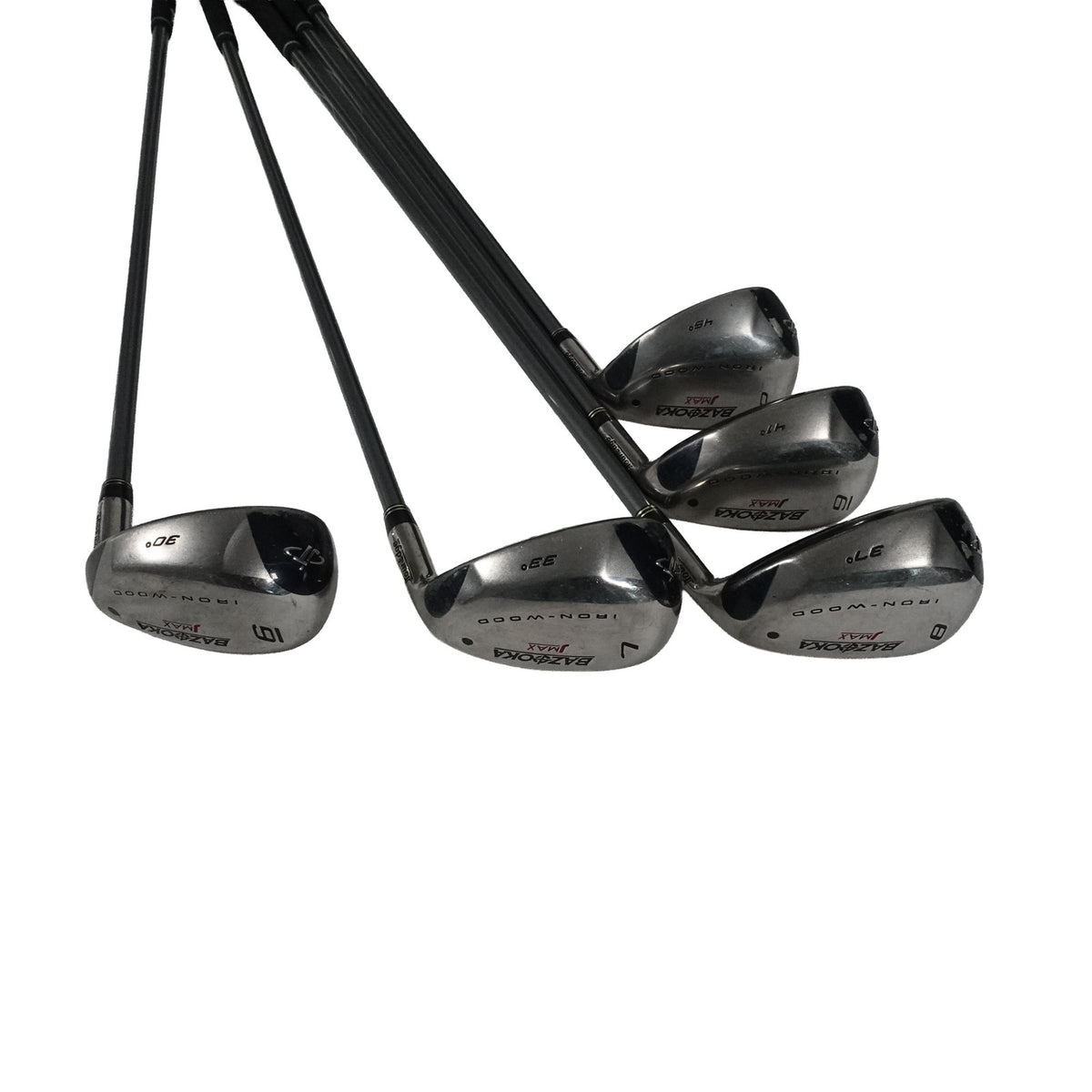 Tour Edge Bazooka JMax Iron Wood Set A Senior Flex Graphite 3-PW RH NEW GRIPS