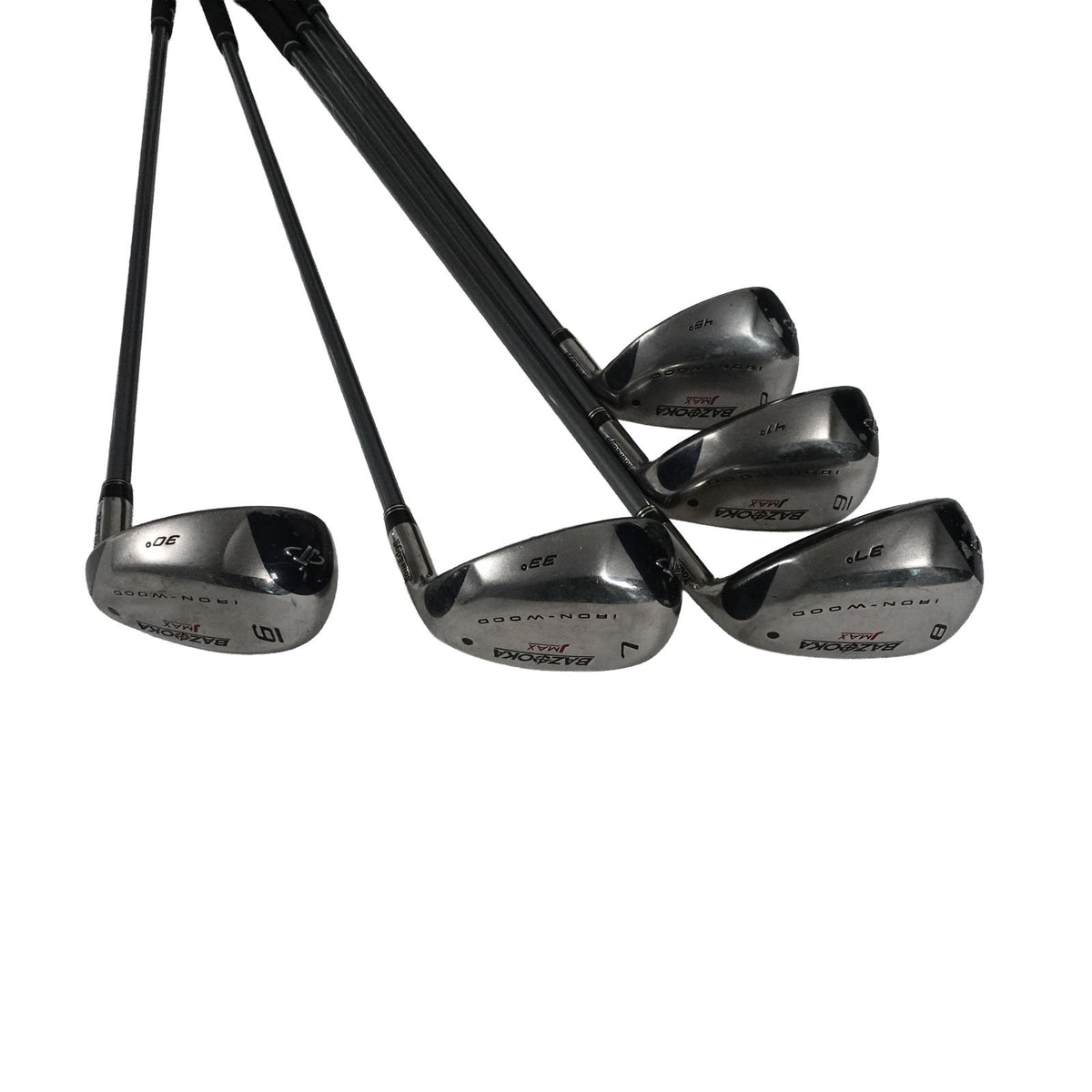 Tour Edge Bazooka JMax Iron Wood Set A Senior Flex Graphite 3-PW RH NEW GRIPS