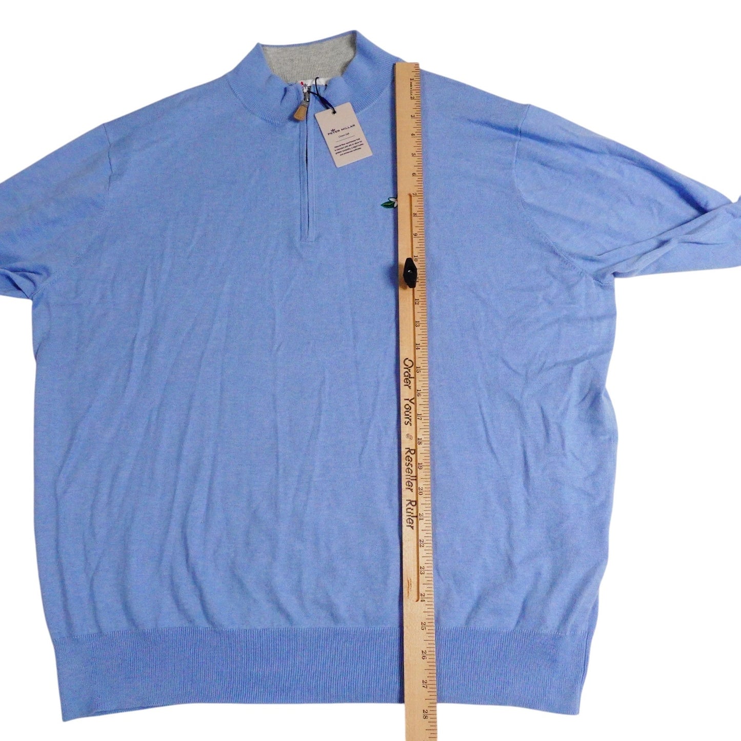 Peter Millar Mens 1/4 Zip Pima Cotton Silk Cashmere Golf Sweater Pull Over XL