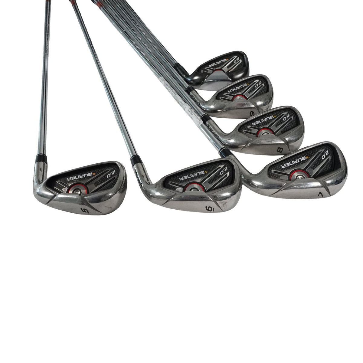 TaylorMade Burner 2.0 Iron Set Regular Flex 85 Steel 5-PW RH NEW GRIP