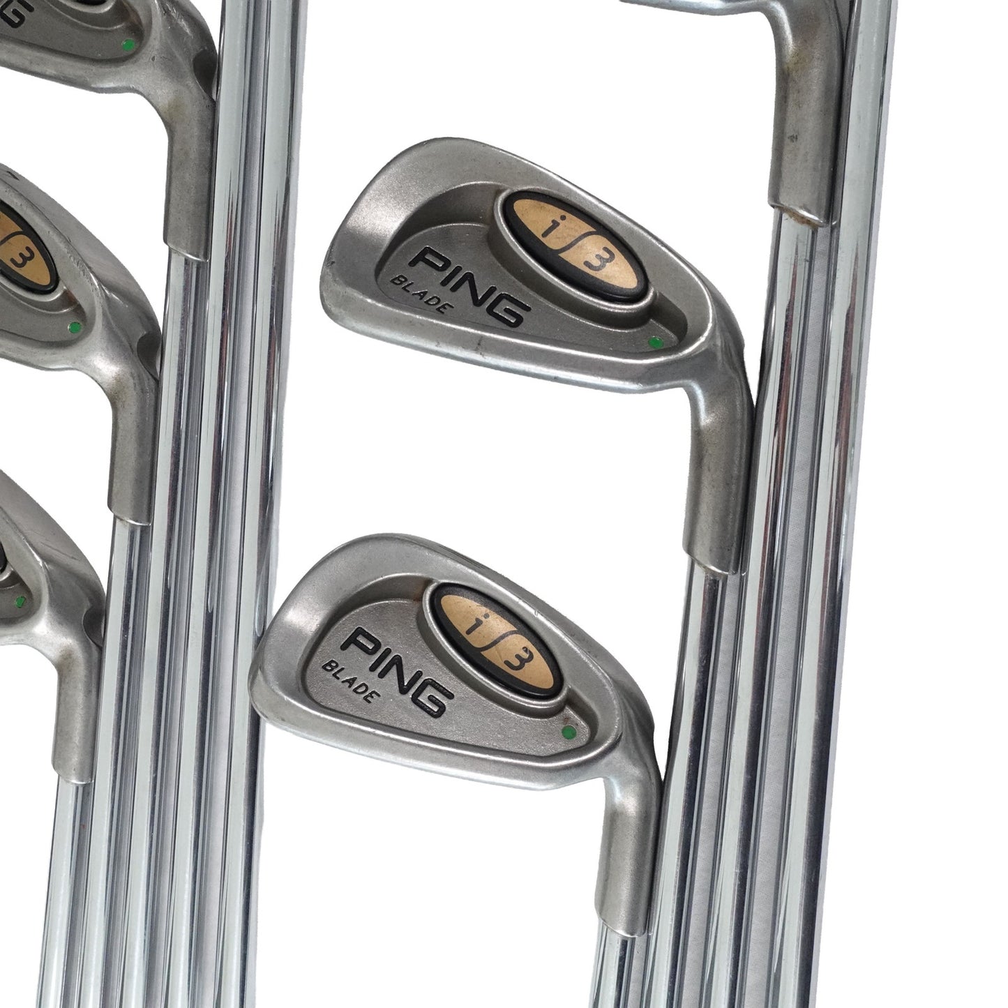 Ping i3 Blade Green Dot Iron Set Rifle FCM 6.0 Stiff Flex Steel 2-PW RH NEW GRIP