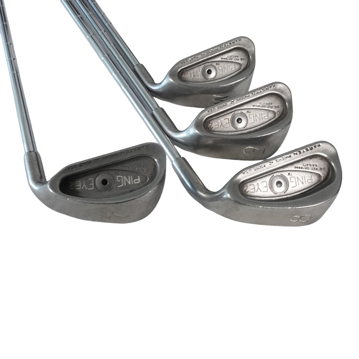 Ping Eye 2 Black Dot Iron Set ZZ Lite Stiff Flex Steel 4-PW Matching Serial RH