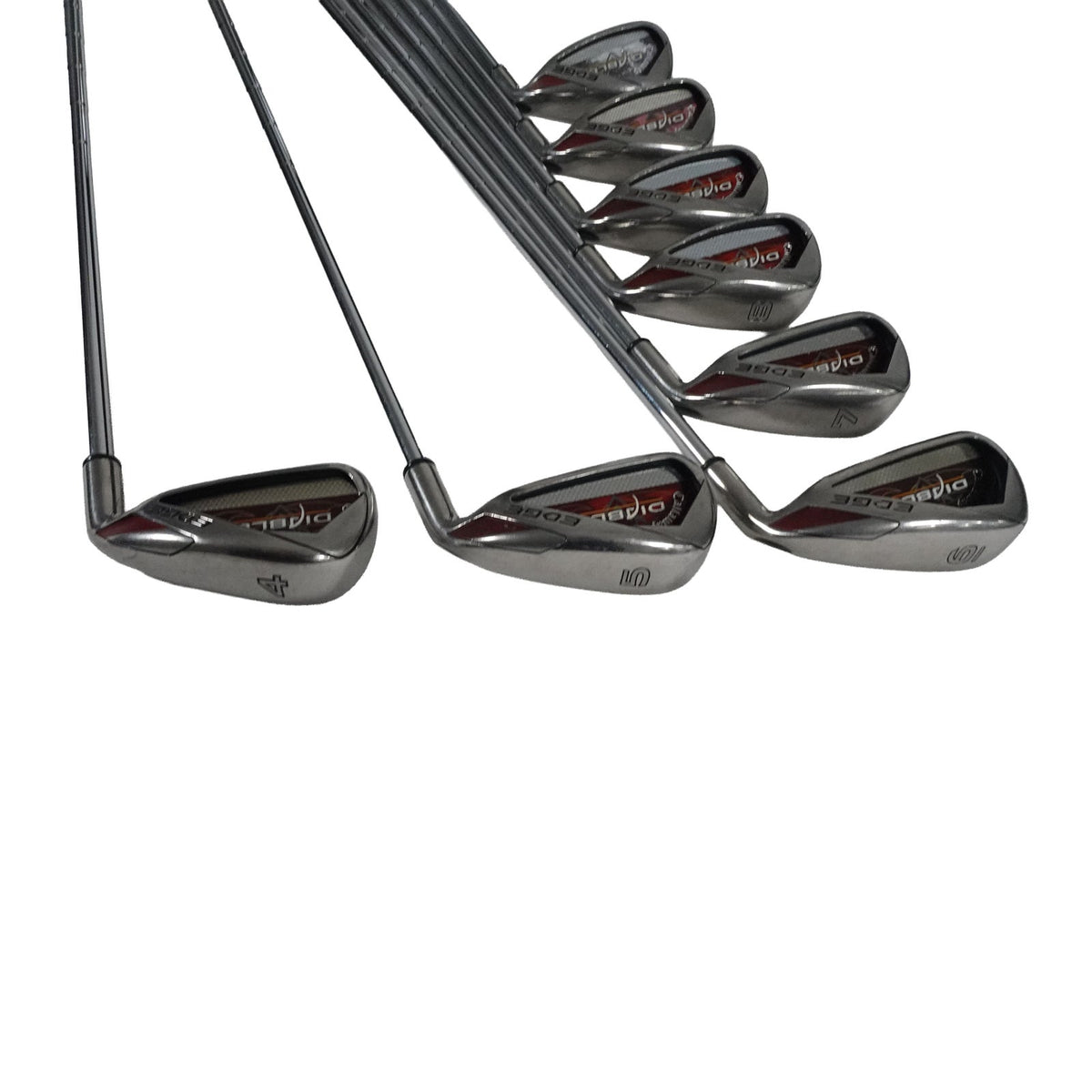 Callaway Diablo Edge Iron Set Uniflex Steel 4-PW+A RH NEW GRIPS