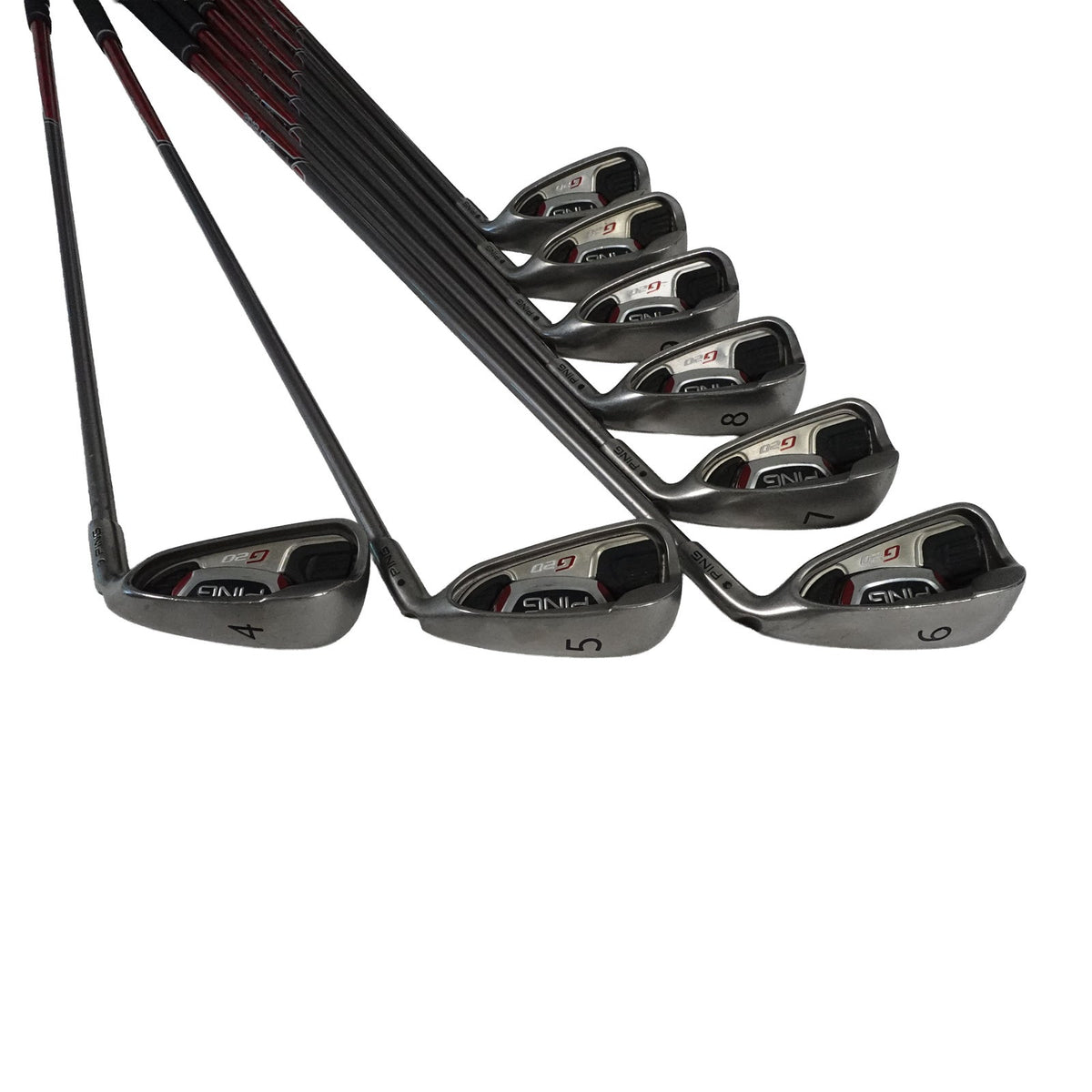 Ping G20 Black Dot Iron Set TFC 169 I Stiff Flex Graphite 4-PW+ U RH NEW GRIPS