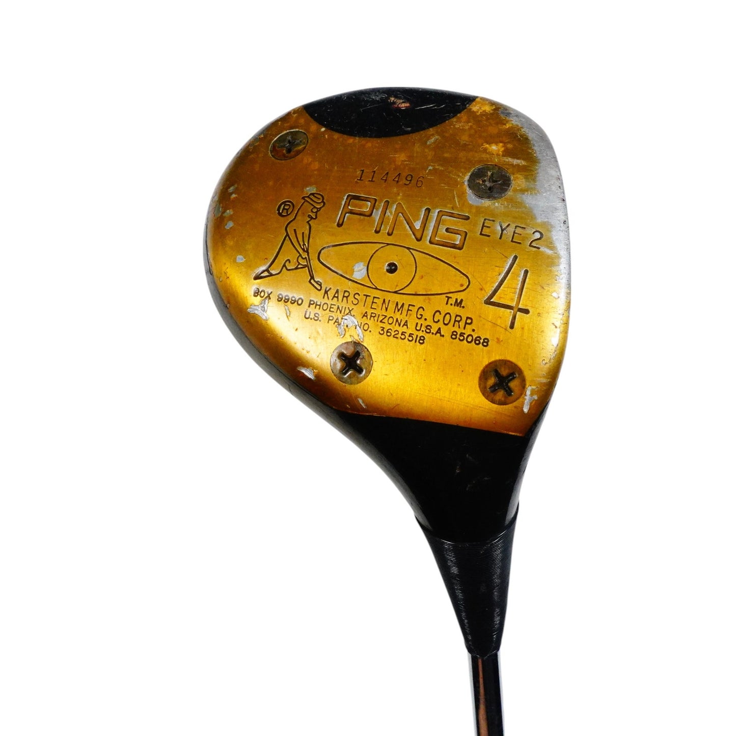 Ping Eye 2 4 Wood K Shaft Stiff Flex Steel 42.5" RH NEW GRIP