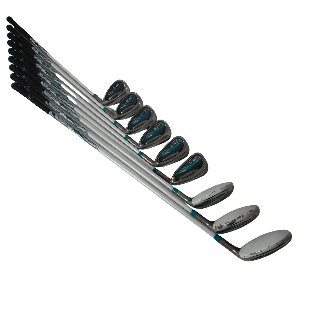 Ping Rhapsody Hybrid Iron Set ULT220 Ladies Flex Graphite 4-6 H 7-PW+U+S -1/2 RH