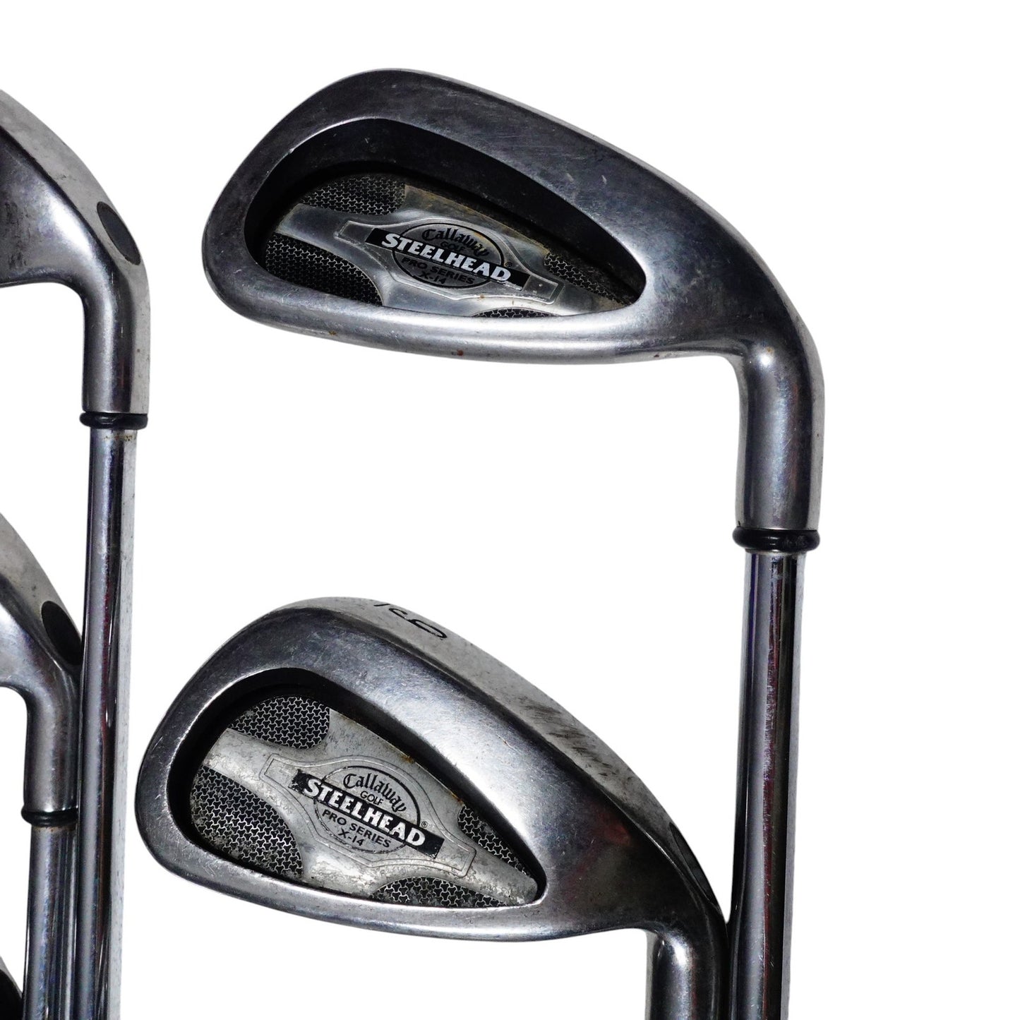 Callaway Steelhead Pro Series X-14 Uniflex Steel Iron Set 4-PW+A RH NEW GRIPS