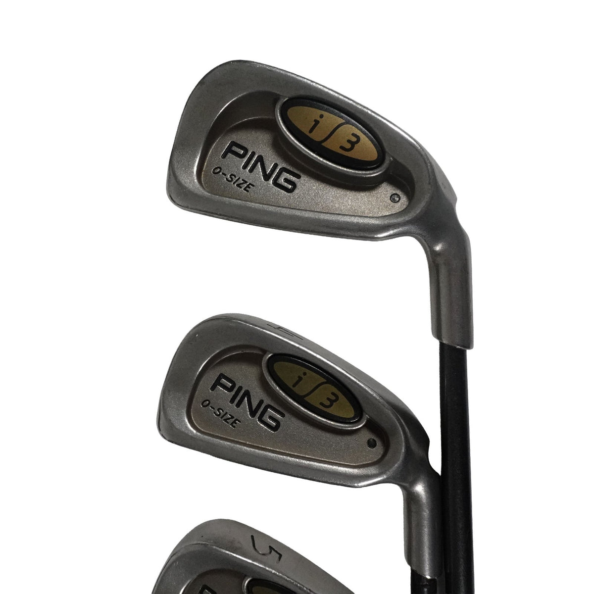 Ping i3 0-Size Black Dot Iron Set 350 Series Regular Flex Graphite 3-PW RH