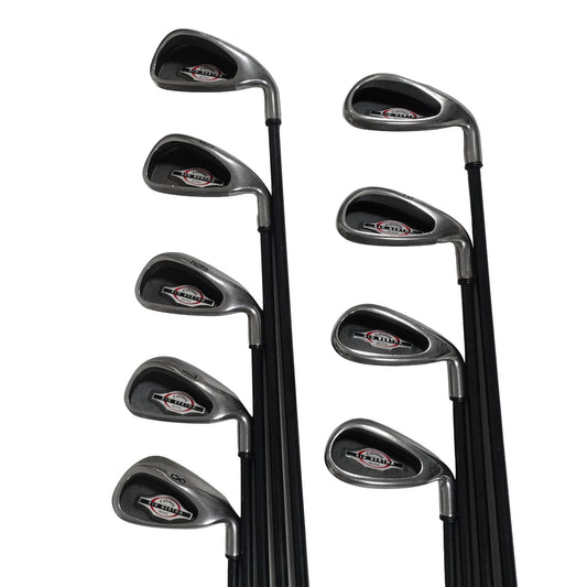Callaway Big Bertha Iron Set Light Flex Senior Graphite 4-10+PW+SW NEW GRIPS