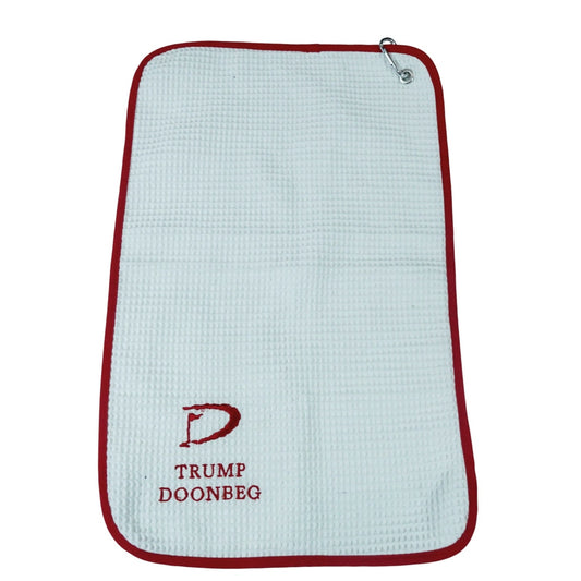 Trump International Doonbeg Golf Towel with Golf Bag Clip