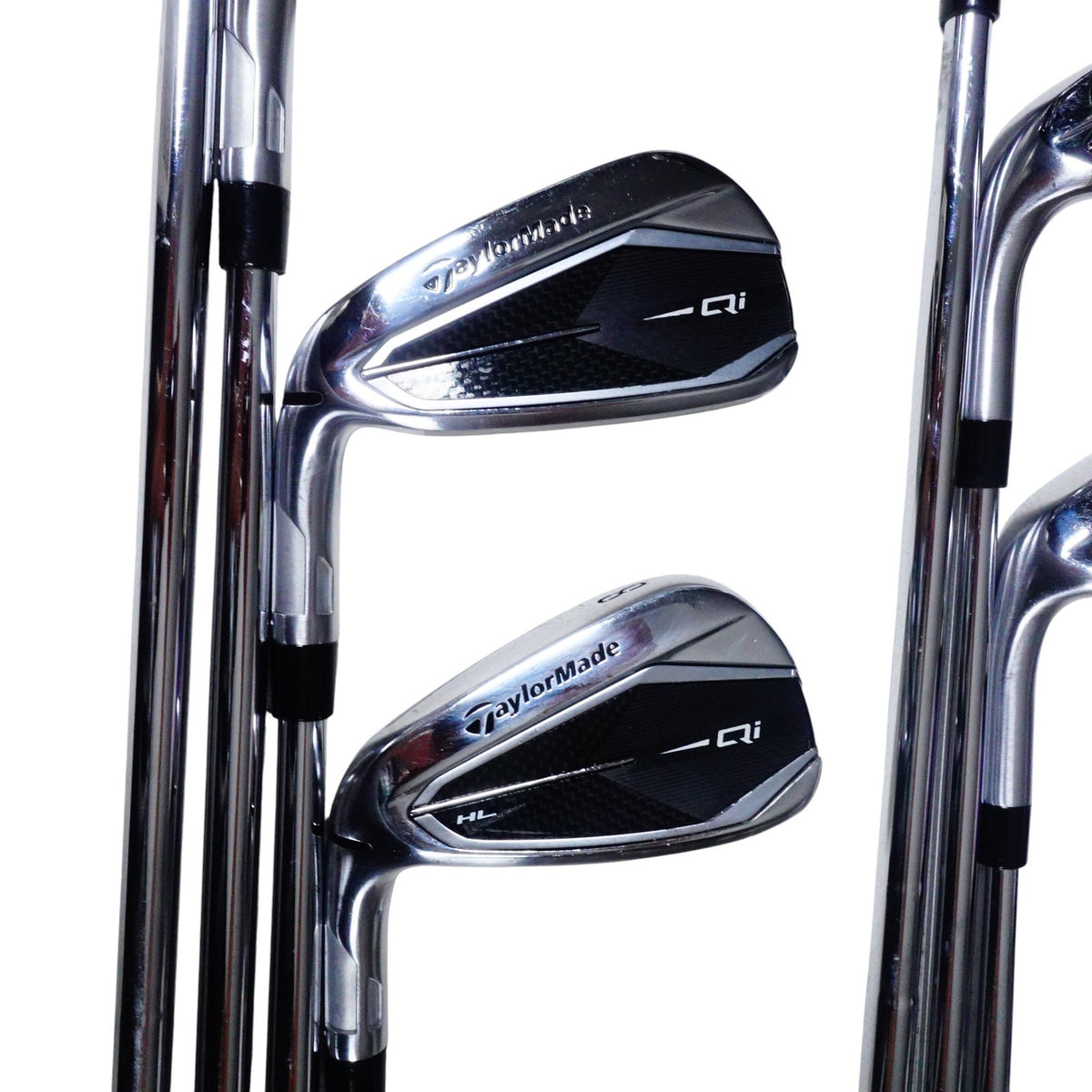 TaylorMade QI HL Iron Set Dynamic Gold 105 S300 Stiff Flex Steel 5-PW+A LH