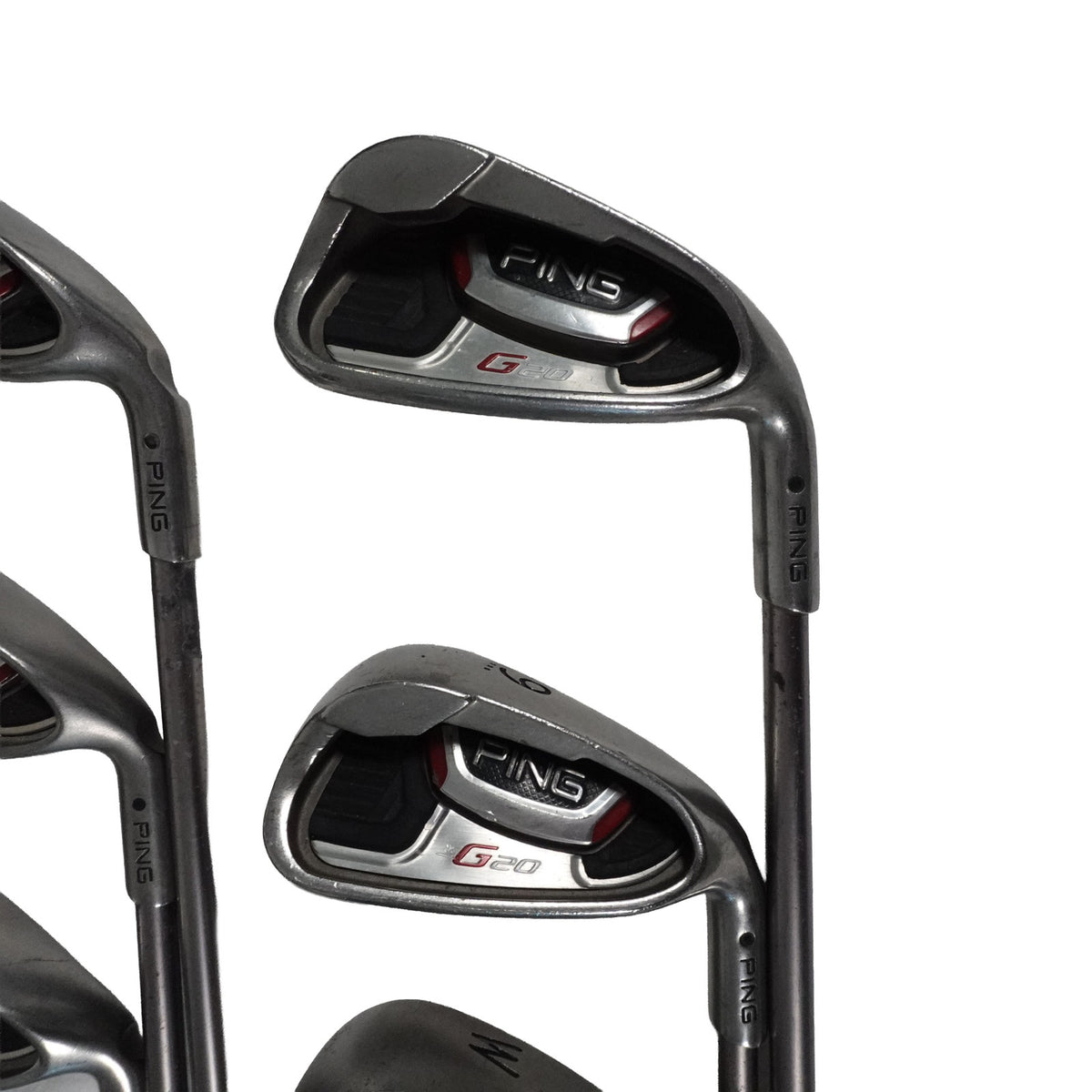 Ping G20 Black Dot Iron Set TFC 169 I Stiff Flex Graphite 4-PW+ U RH NEW GRIPS