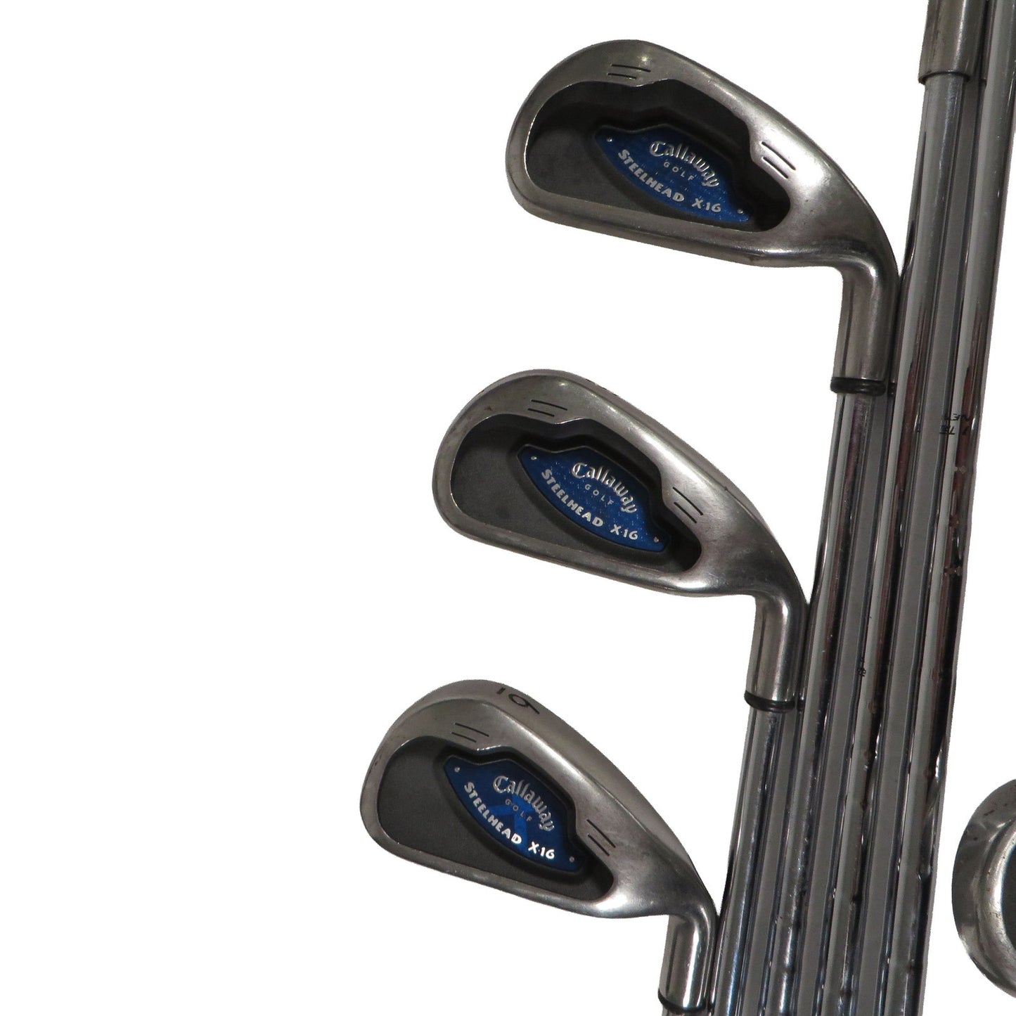 Callaway Steelhead X-16 Iron Set Uniflex Steel 2-PW RH NEW GRIPS
