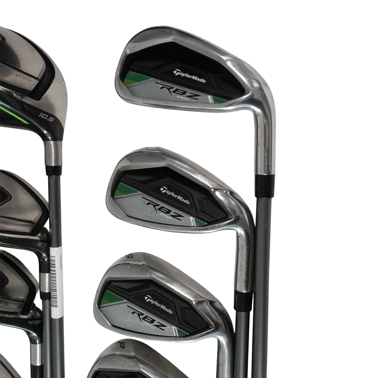 TaylorMade RBZ Speedlite Driver Wood Hybrid Iron Set Regular Flex Graphite RH
