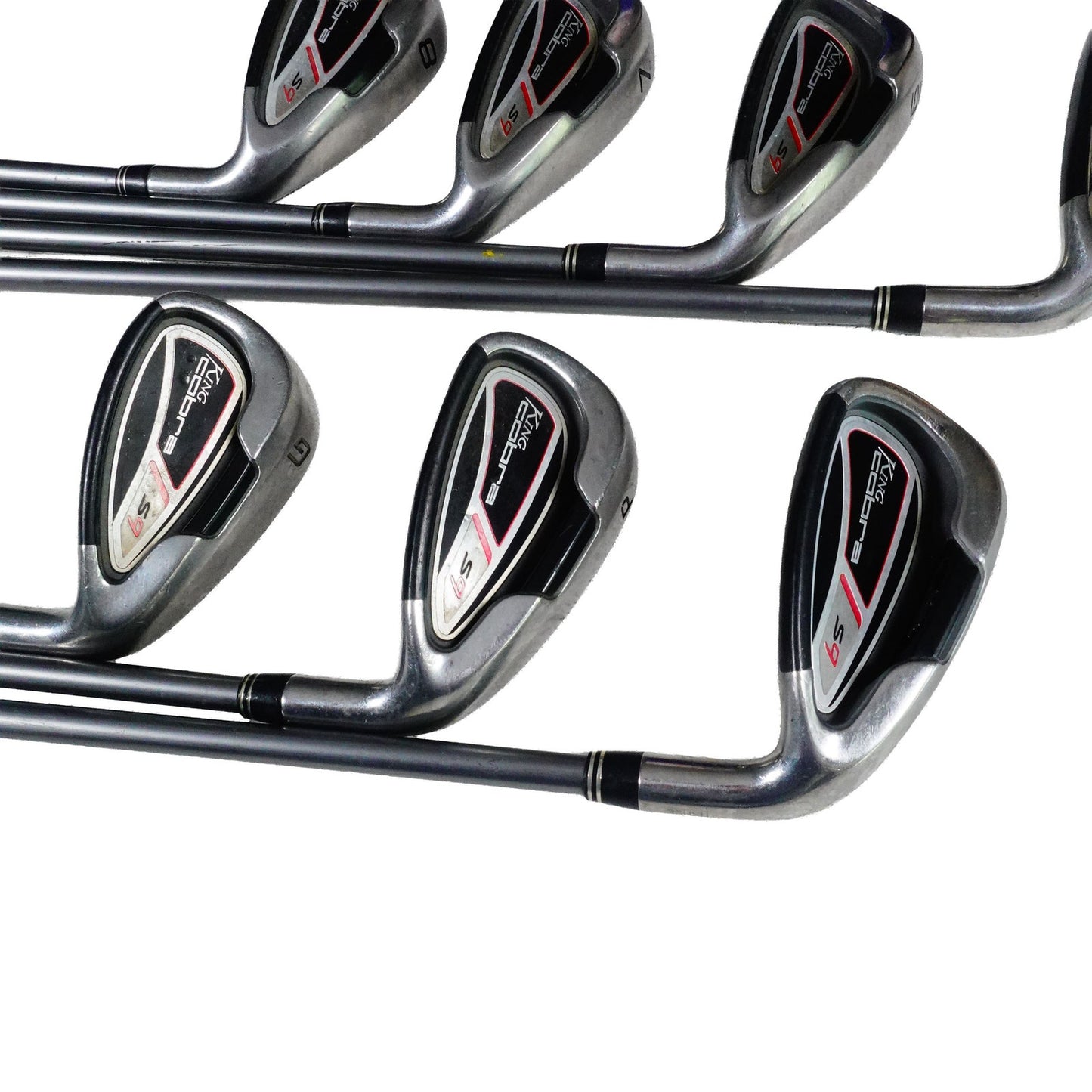 King Cobra S9 Iron Set YS-5.1 Graphite Design Regular Flex 5-PW+G RH NEW GRIPS