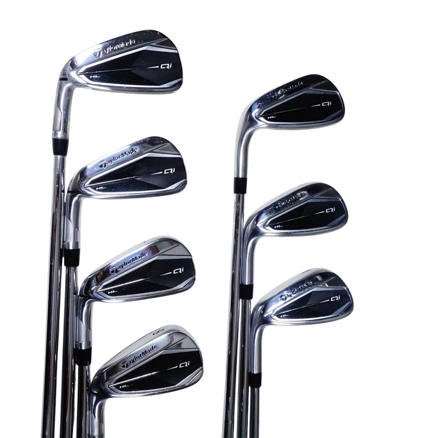 TaylorMade QI HL Iron Set Dynamic Gold 105 S300 Stiff Flex Steel 5-PW+A LH